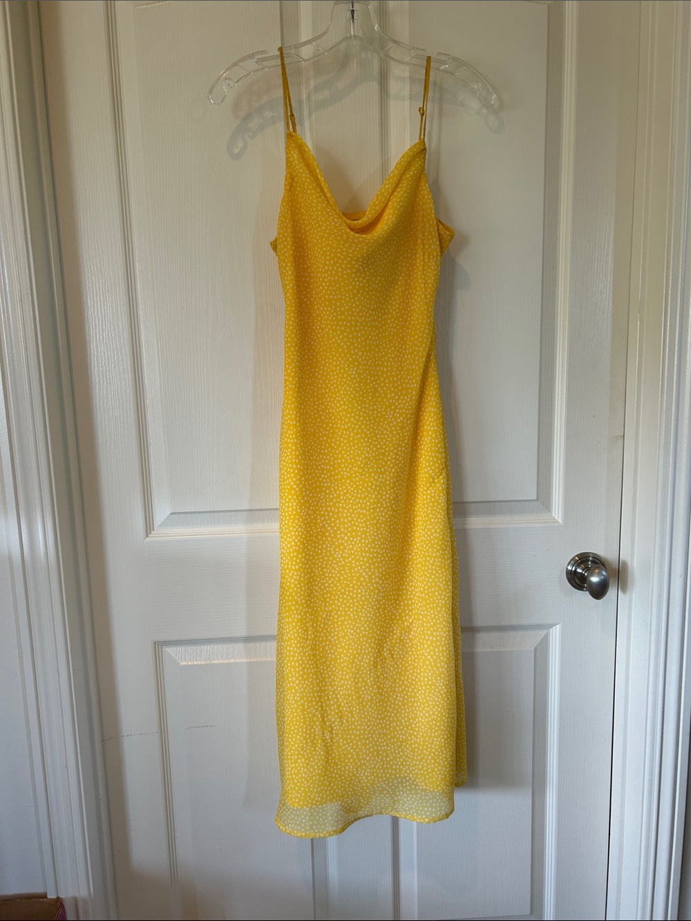 Urban Outfitters Yellow Polka Dots Slip Dress - Women